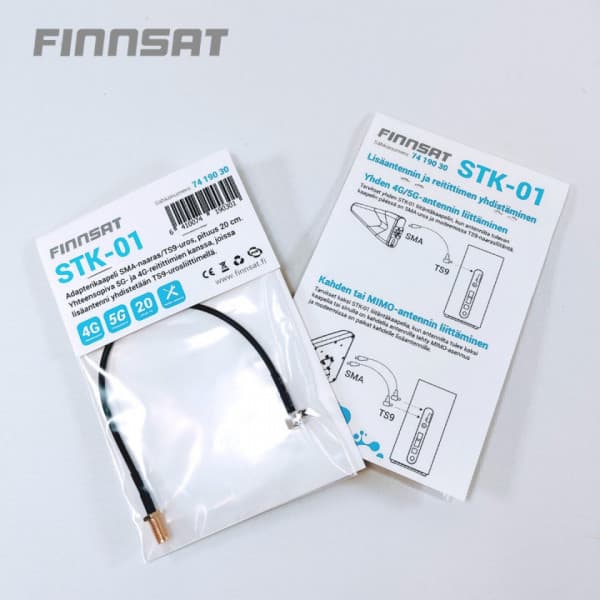 Finnsat adapterkabel SMA hun TS9