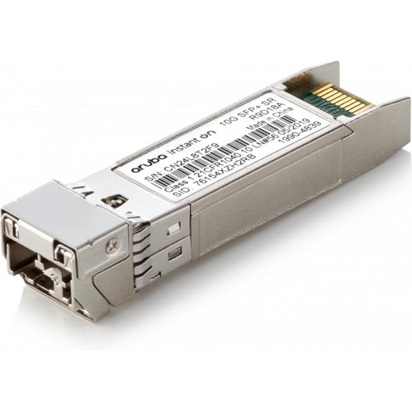Aruba Instant On 10G SFP+ LC SR 300m OM3 MMF sendermodtagermodul
