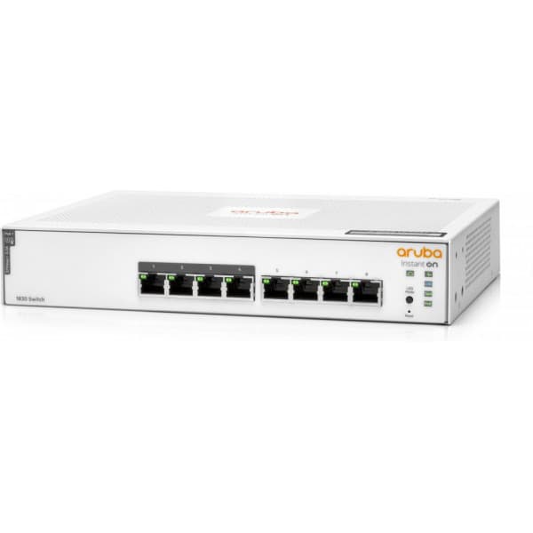 Aruba Instant On 1830 8G 4p Class4 PoE 65W 8port switch.