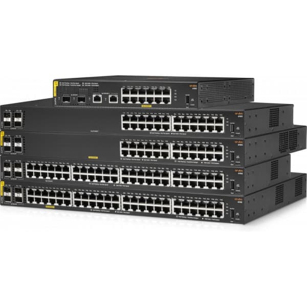 HPE Aruba 6100 48G Class4 PoE 4SFP+ 370W - 48-port switch