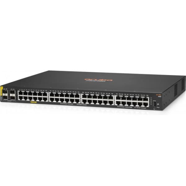 HPE Aruba 6100 48G Class4 PoE 4SFP+ 370W - 48-port switch