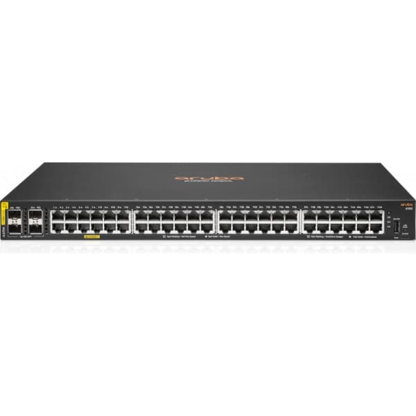 HPE Aruba 6100 48G Class4 PoE 4SFP+ 370W - 48-port switch