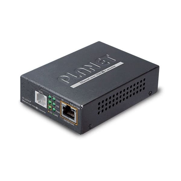 PLANET VC231GP, 802.3at PoE+ Ethernet VDSL2medieomformer