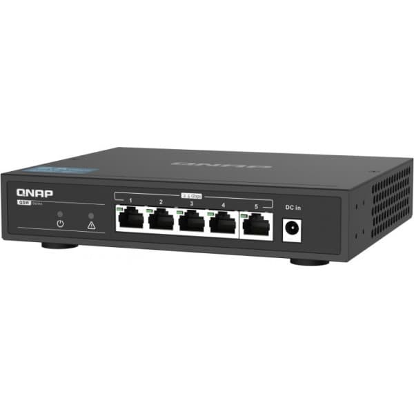QNAP QSW-1105-5T - 2,5 GbE -5-portswitch