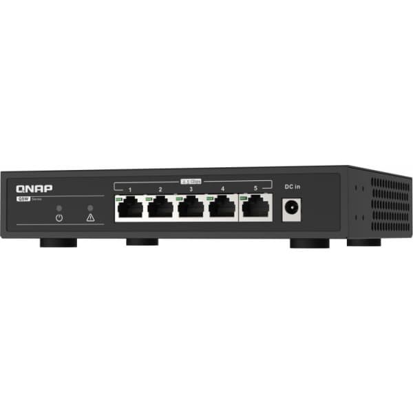 QNAP QSW-1105-5T - 2,5 GbE -5-portswitch