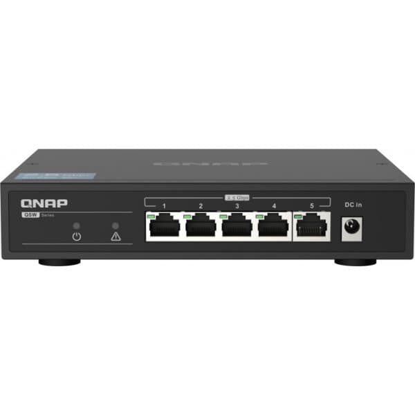 QNAP QSW-1105-5T - 2,5 GbE -5-portswitch