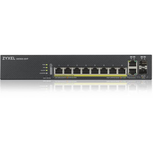 ZyXEL GS1920-8HPv2 -8-port switch