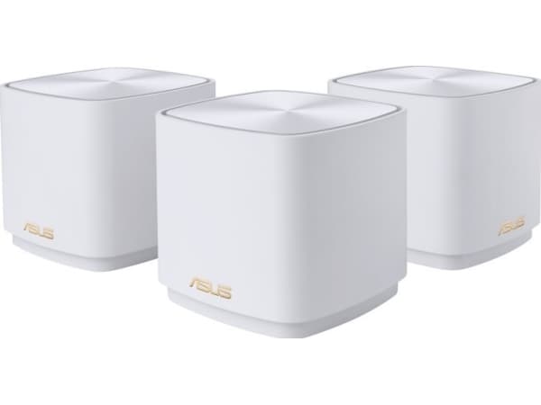 ASUS ZenWiFi XD4 Plus AX1800 3 Pack White, Vit, Intern, Mesh-router, Energiljus, 445,93 m², Dual-band (2,4 GHz / 5 GHz)
