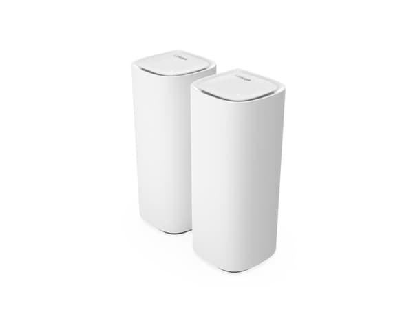 Linksys VELOP Pro 7 - Wi-Fi-system - (2 rutere) - inntil 6000 kvadratfot - maske 1GbE, 2.5GbE, Wi-Fi 7 - Wi-Fi 7 - Multibånd