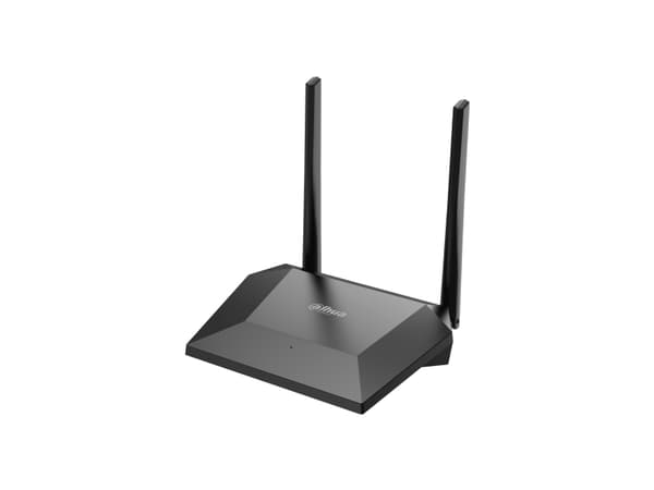 Dahua Technology N3, Wi-Fi 4 (802.11n), Singel-band (2,4 GHz), Nätverksansluten (Ethernet), Svart, Bordsrouter