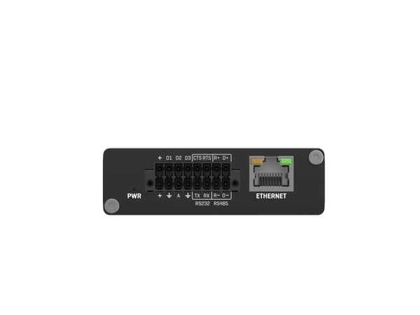 Teltonika TRB256 - Gateway - 100Mb LAN, BACnet, RS-485, Modbus, DNP3, RS-232 - LTE - 4G - kan monteras på skrivbord/vägg/DIN-skena