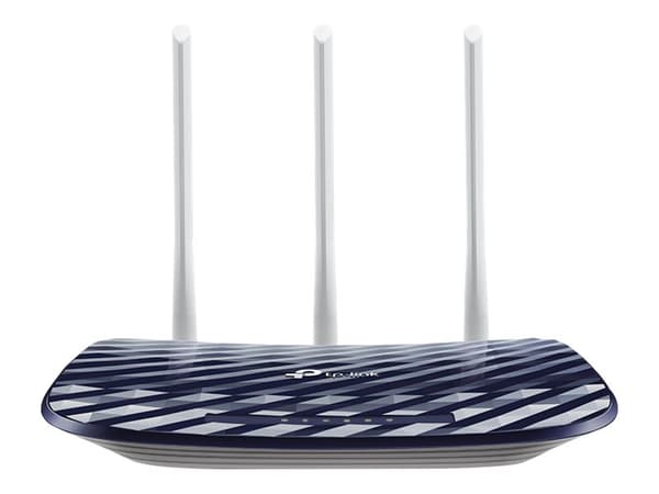 TP-Link Archer C20 AC750 - Trådløs ruter - 4-portssvitsj - Wi-Fi 5 - Dobbeltbånd