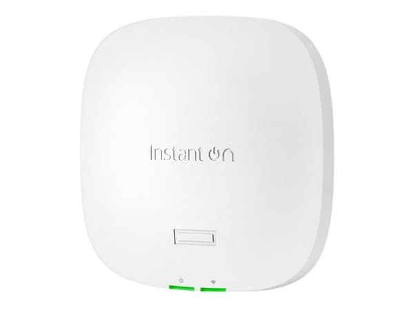 HPE Networking Instant On AP21 (RW) - Trådløst tilgangspunkt - Wi-Fi 6 - 2.4 GHz, 5 GHz - BTO - vegg/tak-monterbar Hvit