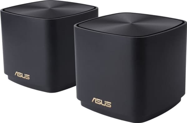 ASUS ZenWiFi XD4 Plus - Wi-Fi-system - (2 rutere) - inntil 3300 kvadratfot 1GbE - Wi-Fi 6 - Dobbeltbånd