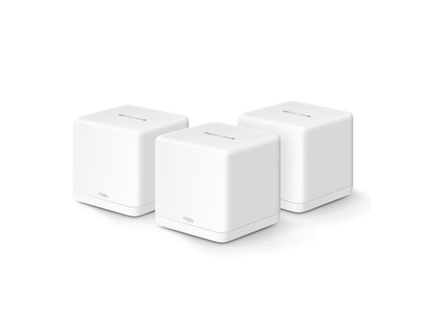 Mercusys HALO H60X, Hvit, Innvendig lys, Mesh system, 550 m², Dobbelbånd (2.4 GHz / 5 GHz), Wi-Fi 6 (802.11ax) Hvit