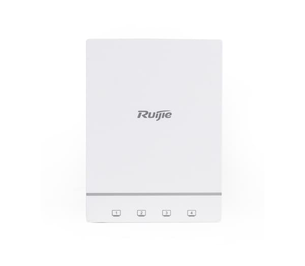 Access Point RUIJIE Access Point Ruijie | Wi-Fi 6 - 802.11ax - 1775 Mbps | 5 porter 1Gbit | Drevet av PoE+ | Innendørs veggmontert