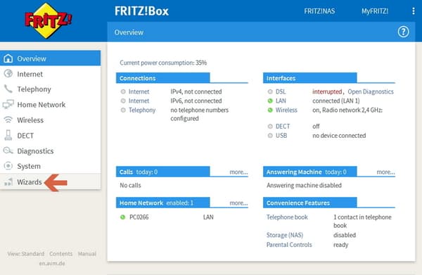 Fritz!Box 7369 N Router 2,4GHz 300Mbps ADSL USB