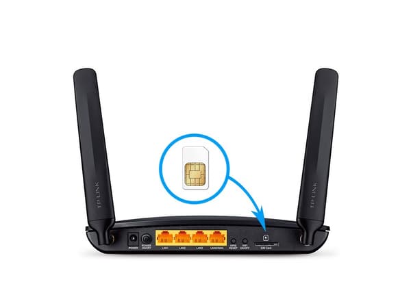 TP-LINK SIM/Dual-band 4G LTE langaton reititin, AC750/Archer MR200
