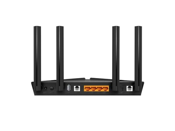 TP-Link Archer AX1800 Dual-Band Wi-Fi 6 VDSL/ADSL Modem Router, Wi-Fi 6E (802.11ax), Dual-band (2.4 GHz / 5 GHz), Ethernet LAN, ADSL, Black, Tabletop