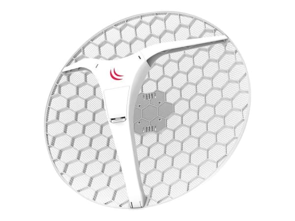MikroTik LHG XL 5 ac - Trådløs bro - Wi-Fi 5 - 5 GHz - DC-strøm (en pakke 4) Hvit