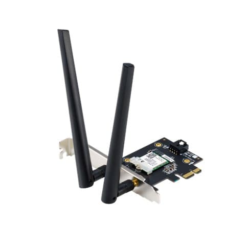 Asus | AX1800 Dual-Band Bluetooth 5.2 PCIe Wi-Fi-adapter | PCE-AX1800 | 802.11ax | 574+1201 Mbit/s | Mbit/s | Ethernet LAN (RJ-4