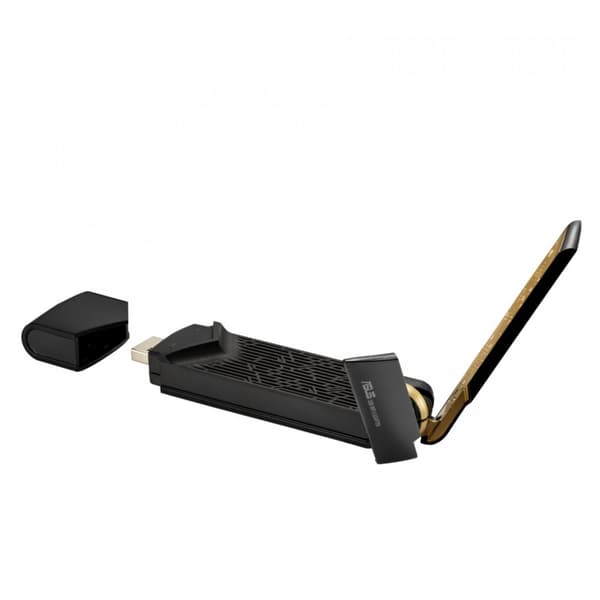 Asus | Trådlös Dual-band | USB-AX56 AX1800 | 802.11ax | 1201+574 Mbit/s | Mbit/s | Ethernet LAN (RJ-45)-portar | Nätstöd nr