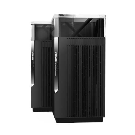 Asus | Trådløs Wifi 6E Tri-band Gigabit Router | ZenWiFi Pro ET12 (2-Pack) | 802.11ax | 1148+4804+4804 Mbit/s | 10/100/1000/110