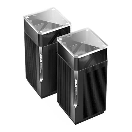 Asus | Trådløs Wifi 6E Tri-band Gigabit Router | ZenWiFi Pro ET12 (2-Pack) | 802.11ax | 1148+4804+4804 Mbit/s | 10/100/1000/110