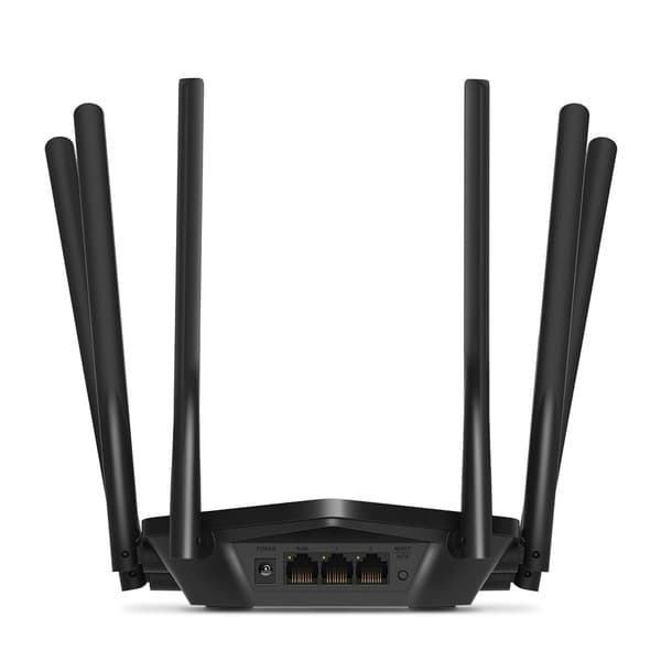 Mercusys | AC1900 trådløs Dual Band Gigabit Router | MR50G | 802.11ac | 600+1300 Mbit/s | 10/100/1000 Mbit/s | Ethernet LAN (RJ