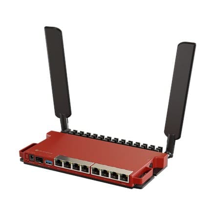 MikroTik | Router | L009UiGS-2HaxD-IN | 802.11ax | 10/100/1000 Mbit/s | Ethernet LAN (RJ-45) porte 8 | Mesh Support No | MU-MiMO