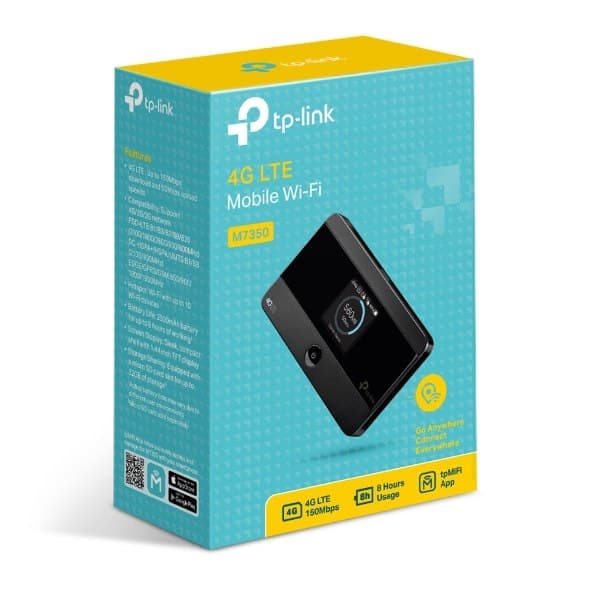 TP-LINK | 4G LTE Mobil | M7350 | 802.11ac | Nätstöd nr | MU-MiMO Nej | Inget mobilt bredband | Antenntyp Intern | Micro