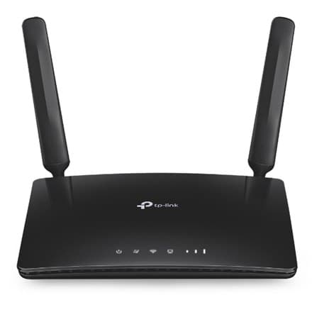 TP-LINK | 4G LTE Router | Archer MR200 | 802.11ac | 300+433 Mbit/s | 10/100 Mbit/s | Ethernet LAN (RJ-45) porte 3 | Mesh støtte Sort