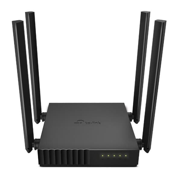 TP-LINK | Dual Band Router | Archer C54 | 802.11ac | 300+867 Mbit/s | 10/100 Mbit/s | Ethernet LAN (RJ-45) porte 4 | Mesh støtte Sort