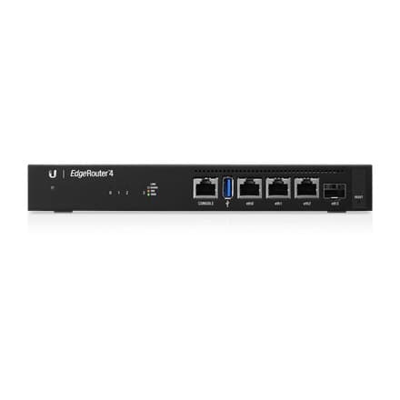 Ubiquiti EdgeRouter ER-4 Ethernet (RJ-45)-portar, 4-Core MIPS64 Ubiquiti | EdgeRouter ER-4 | Inget Wi-Fi | 10/100/1000 Mbit/s | Ethe