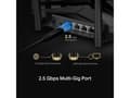 Miniatyrbilde 4 av 5: Mercusys MR90X, Wi-Fi 6 (802.11ax), Dobbelbånd (2.4 GHz / 5 GHz), Ethernet/bredbåndsforbindelse, Sort, Frittstående router