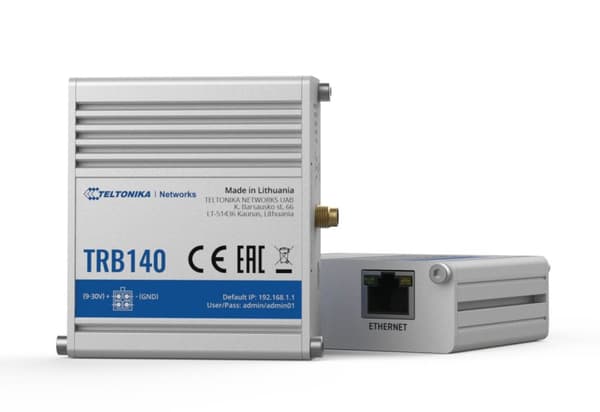 Teltonika TRB140 | Industriell router, IoT LTE-gateway | Cat 4, LTE Gateway