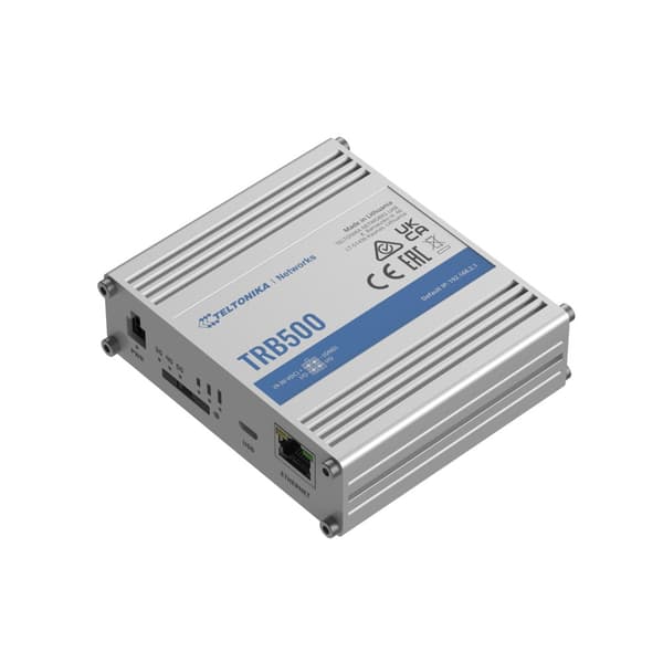 Teltonika TRB500 | Gateway, 5G Gateway | SA & NSA, 1x RJ45 1000Mb/s, 1x mini SIM