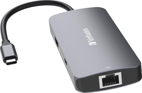 Verbatim CMH-05 - USB Type-C - HDMI - RJ-45 - USB 3.2 Gen 1 (3.1 Gen 1) Type-C - USB Type-C - 5000 M