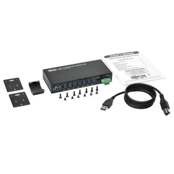 Tripp Lite U360-007-IND 7-portar - Industrial Grade USB 3.0 SuperSpeed Hub - 20kV ESD väder