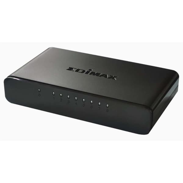 Edimax 8-porttinen 10/100 Mbit Fast Ethernet -pöytäkytkin