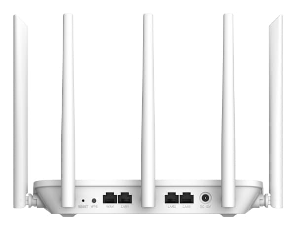 Imou HX21, Wi-Fi 6 (802.11ax), Dual-band (2,4 GHz / 5 GHz), Nätverksansluten (Ethernet), Vit, Bordsrouter