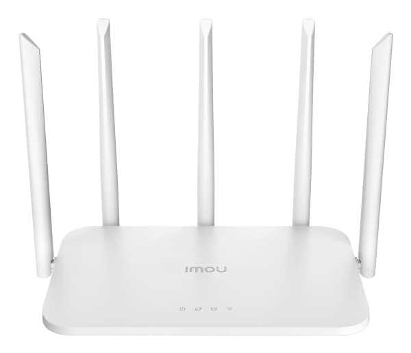 Imou HX21, Wi-Fi 6 (802.11ax), Dual-band (2,4 GHz / 5 GHz), Nätverksansluten (Ethernet), Vit, Bordsrouter