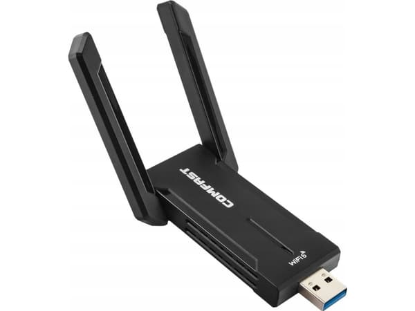 Ruter Comfast WiFi-USB-adapter, 5374Mbps, 2,4GHz, 5GHz, 6GHz