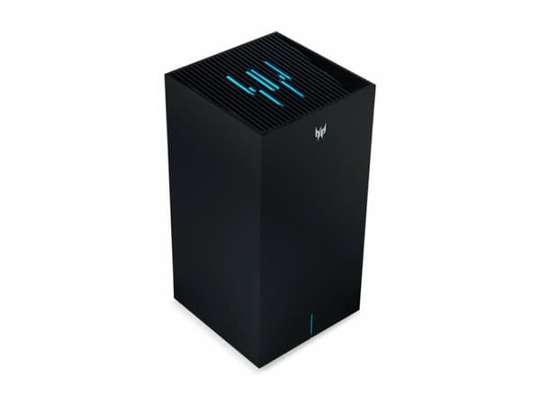 Acer Predator Connect X7 5G CPE - Trådløs ruter - WWAN 2-port svitsj - 802.11be, 1GbE, 2.5GbE - Wi-Fi 7 - Multibånd - 4G, 5G