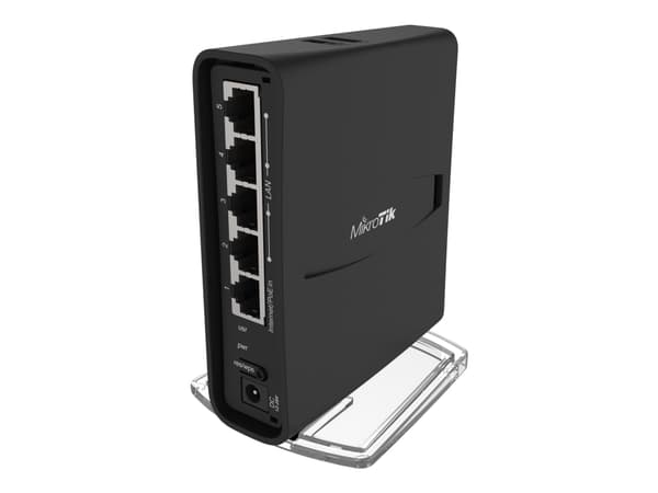 MikroTik hAP ac² - Trådløs ruter 4-portssvitsj - 1GbE - Wi-Fi 5 - Dobbeltbånd