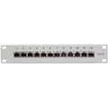 Pikkukuva 3 / 9: LogiLink Patchpanel 12-portar Cat6 för 10" rack U1 Grå