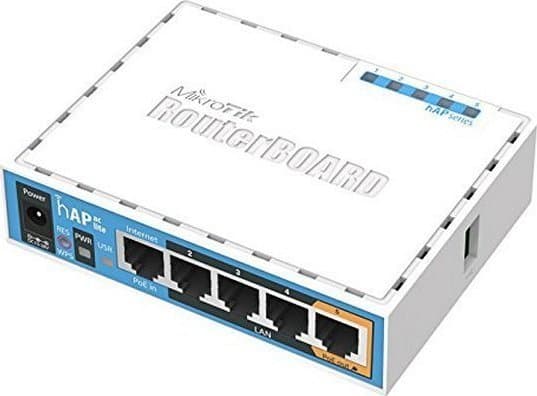 Mikrotik HAP ac lite, 2,4 GHz, 5 GHz, 733 Mbit/s, 10,100 Mbit/s Hvit