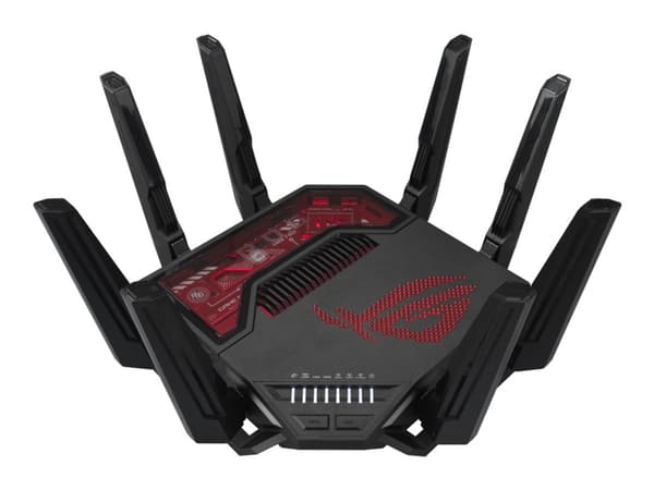 ASUS ROG Rapture GT-BE19000, Wi-Fi 7 (802.11be), Tri-band (2.4 GHz / 5 ...