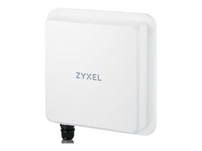 Zyxel Nebula FWA710 - Trådløs ruter - WWAN 1GbE, 2.5GbE, 5G, LTE 2,4 GHz - 4G, 5G - veggmonterbar, stangmonterbar Hvit