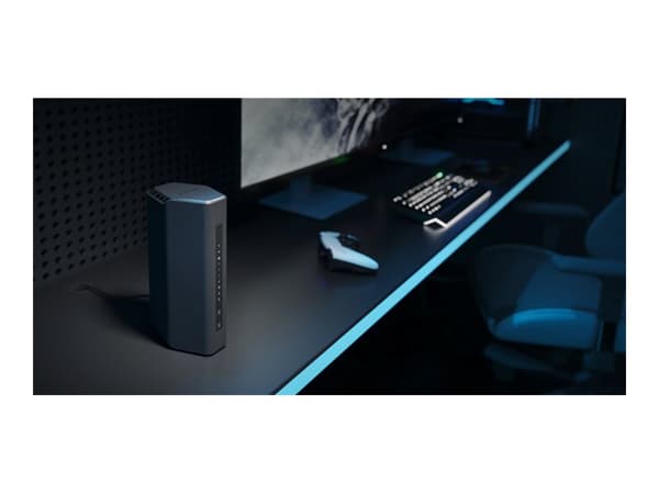 NETGEAR Nighthawk RS600 - Trådlös router - upp till 3300 kvadratfot 4-ports-switch - 10GbE, Wi-Fi 7 flera band